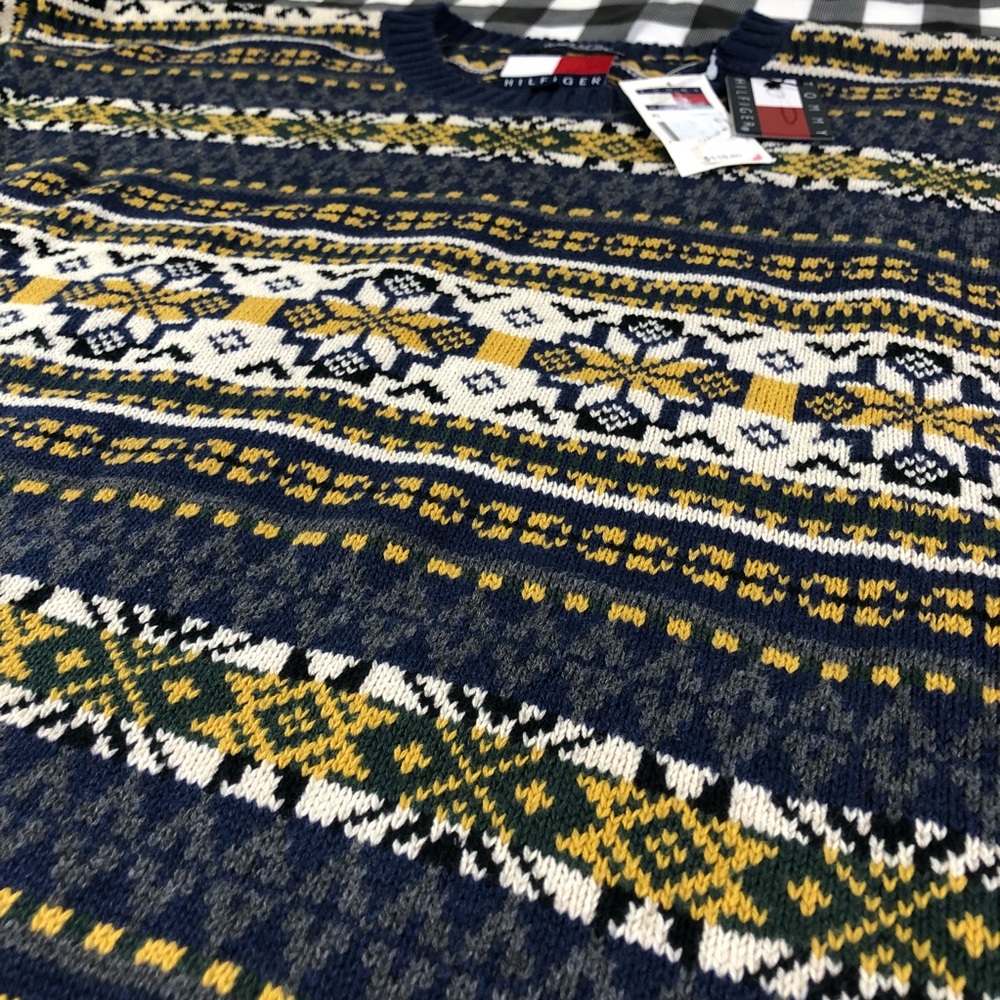Tommy Hilfiger Knit Sweater Pullover Long Sleeves - Picture 2 of 5